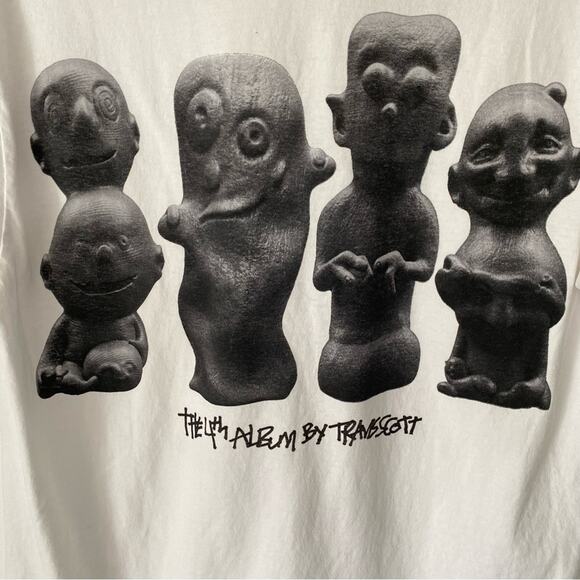 Travis Scott Utopia B1 White T-shirt size medium - Picture 3 of 5